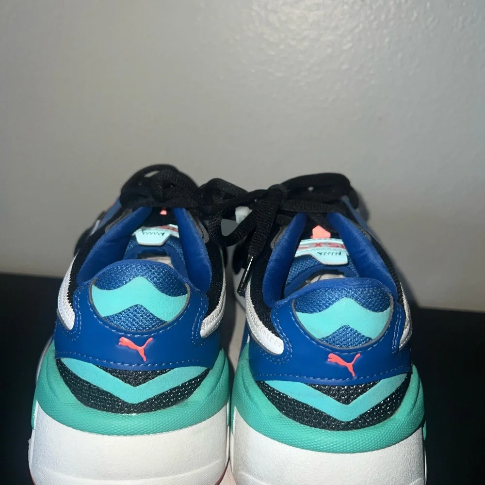 Men's Puma RS- X3‎ Puzzle Blk Multicolor(3715710-15) 9.5 Running Shoes